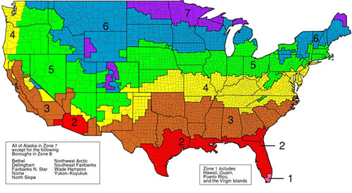 r-value insulation map based on climate in [SITE_STATE]